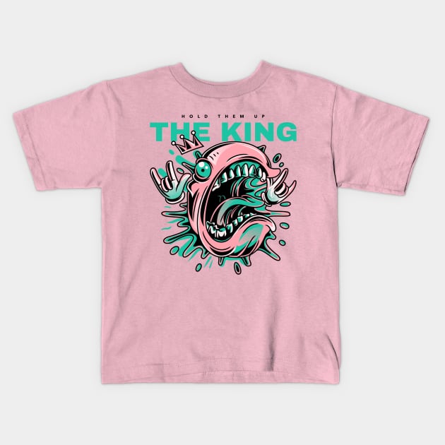 The Creepy King Kids T-Shirt by OFM